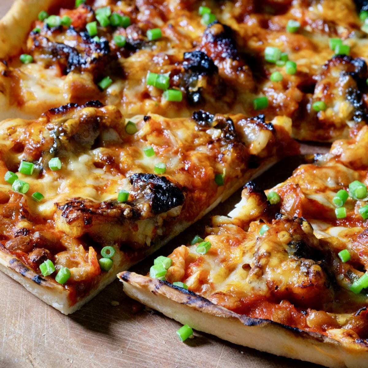 Asian Pizza With Natto And Kimchi - Delectabilia