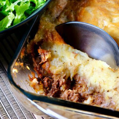 Braised lamb shank shepherd's pie - delectabilia