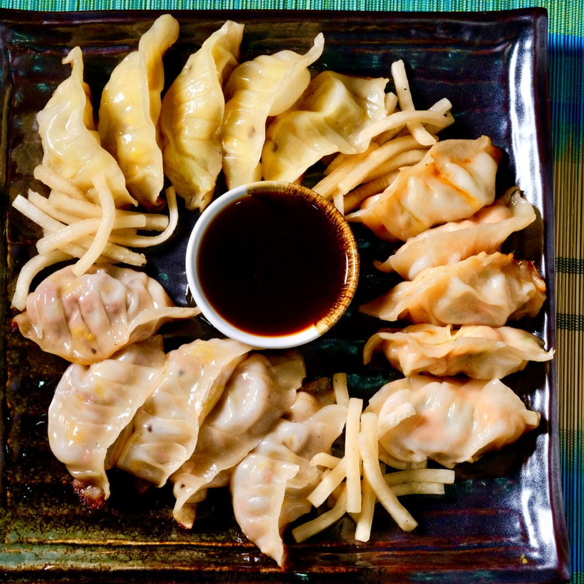 Assorted Gyoza Recipes Ponzu Dipping Sauce Delectabilia