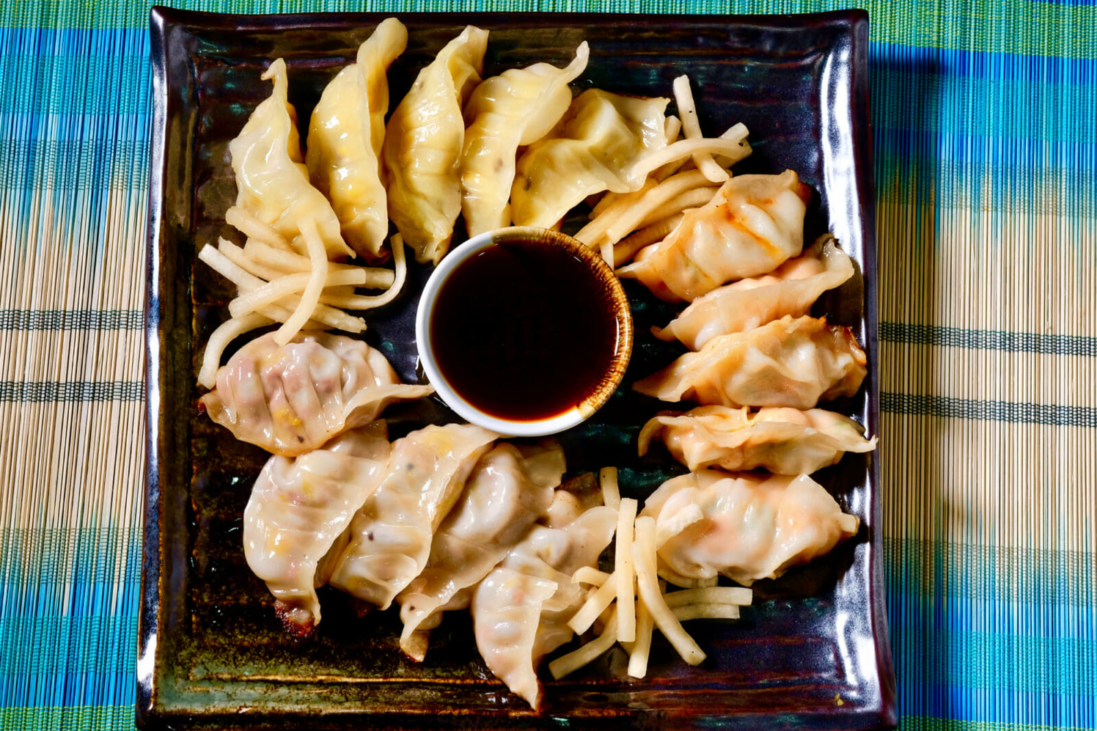 Assorted Gyoza Recipes Ponzu Dipping Sauce Delectabilia