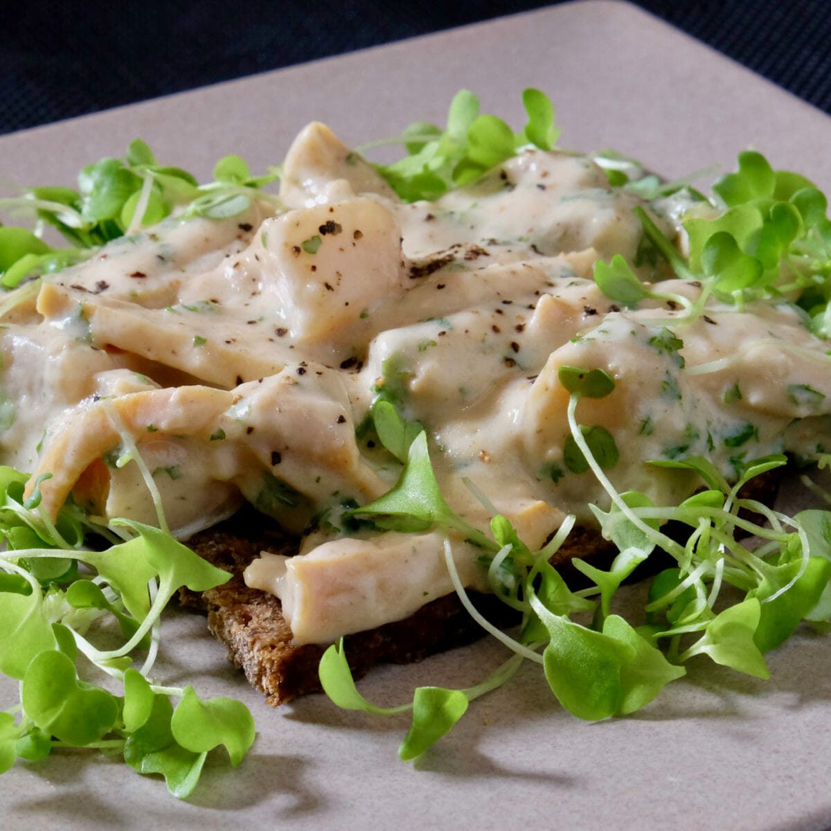 Seared scallops with roasted garlic cream sauce and black pudding mash ...