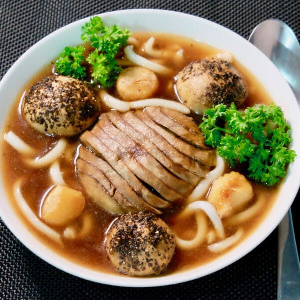 Roast Garlic And Smoky Mushroom Udon Soup Delectabilia 8658