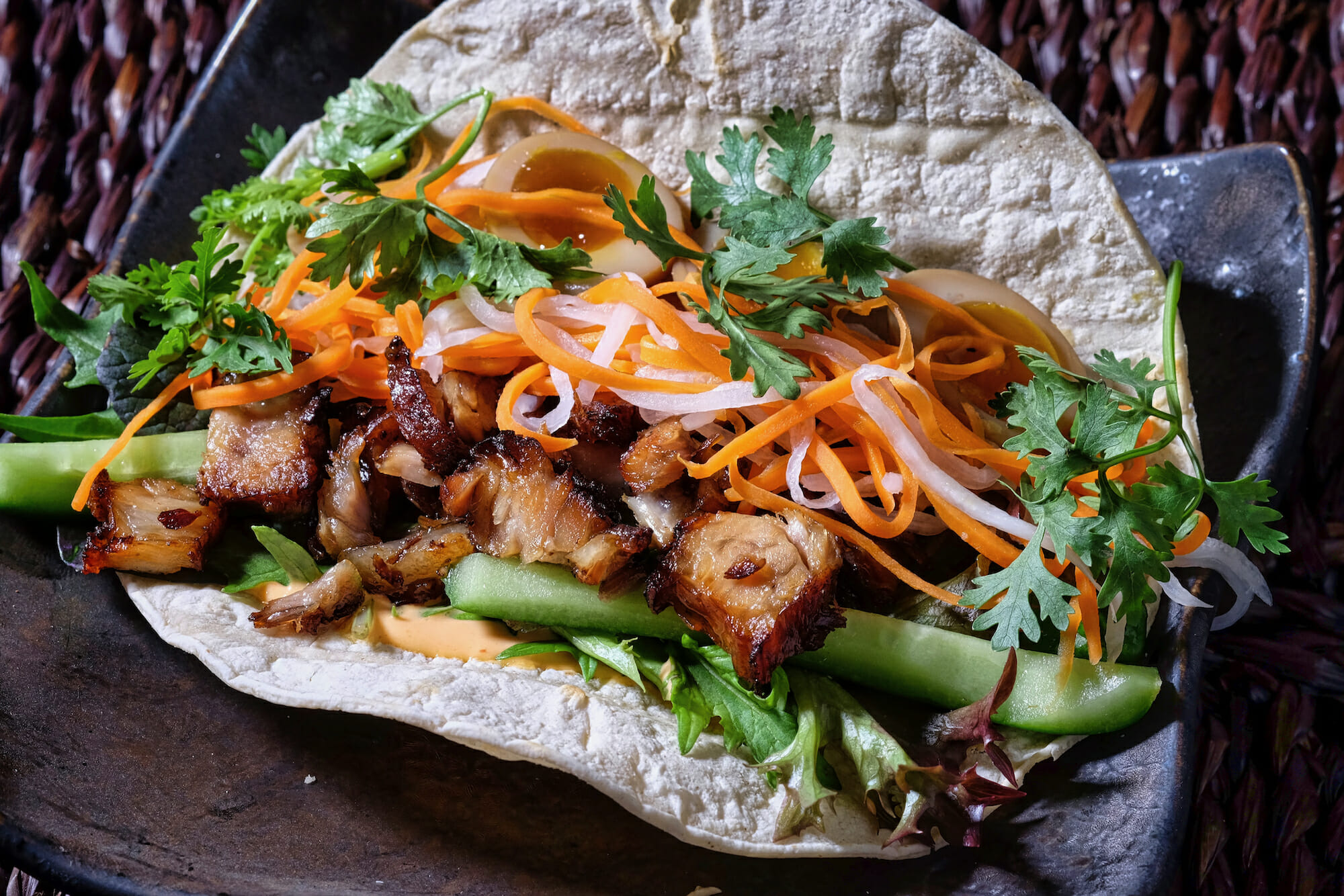 Vietnamese Braised Pork Belly Tacos Recipe Delectabilia